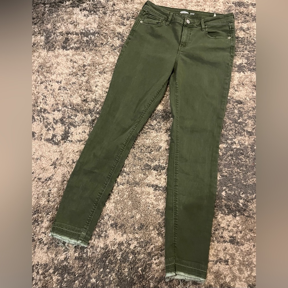 Olive green pants